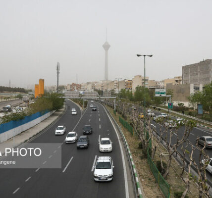 کیفیت هوای تهران در وضعیت نارنجی