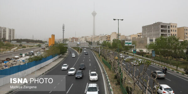 کیفیت هوای تهران در وضعیت نارنجی