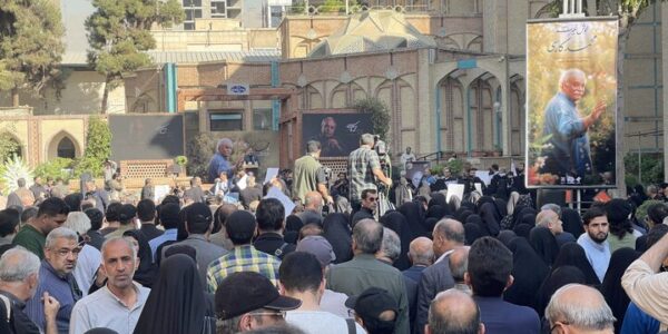 آغاز مراسم بدرقه پیکر «محمد کاسبی»